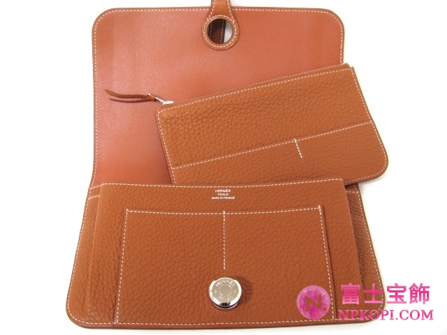 エルメスドゴンGMゴールド（金具：シルバー）HERMES03280204